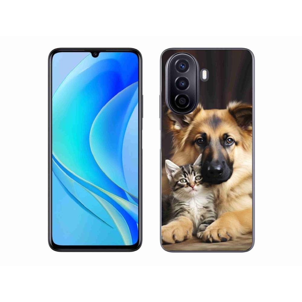 Gélový kryt mmCase na Huawei Nova Y70 - zvieracie priateľstvo