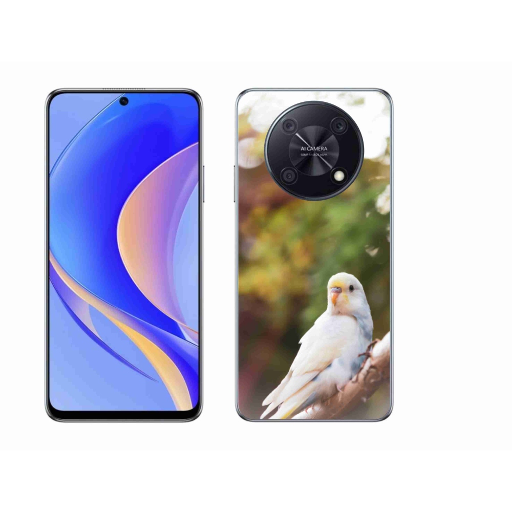 Gélový kryt mmCase na Huawei Nova Y90 - andulka biela