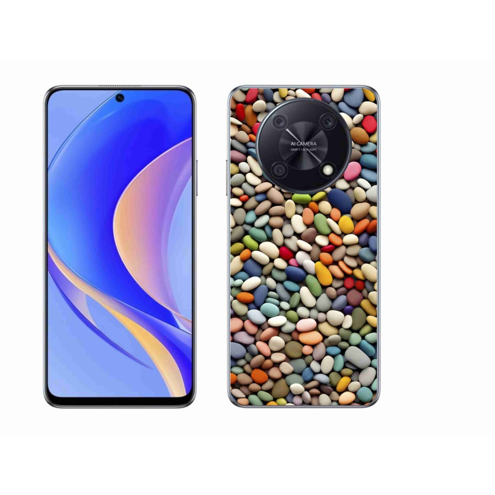Gélový kryt mmCase na Huawei Nova Y90 - farebné kamienky 2