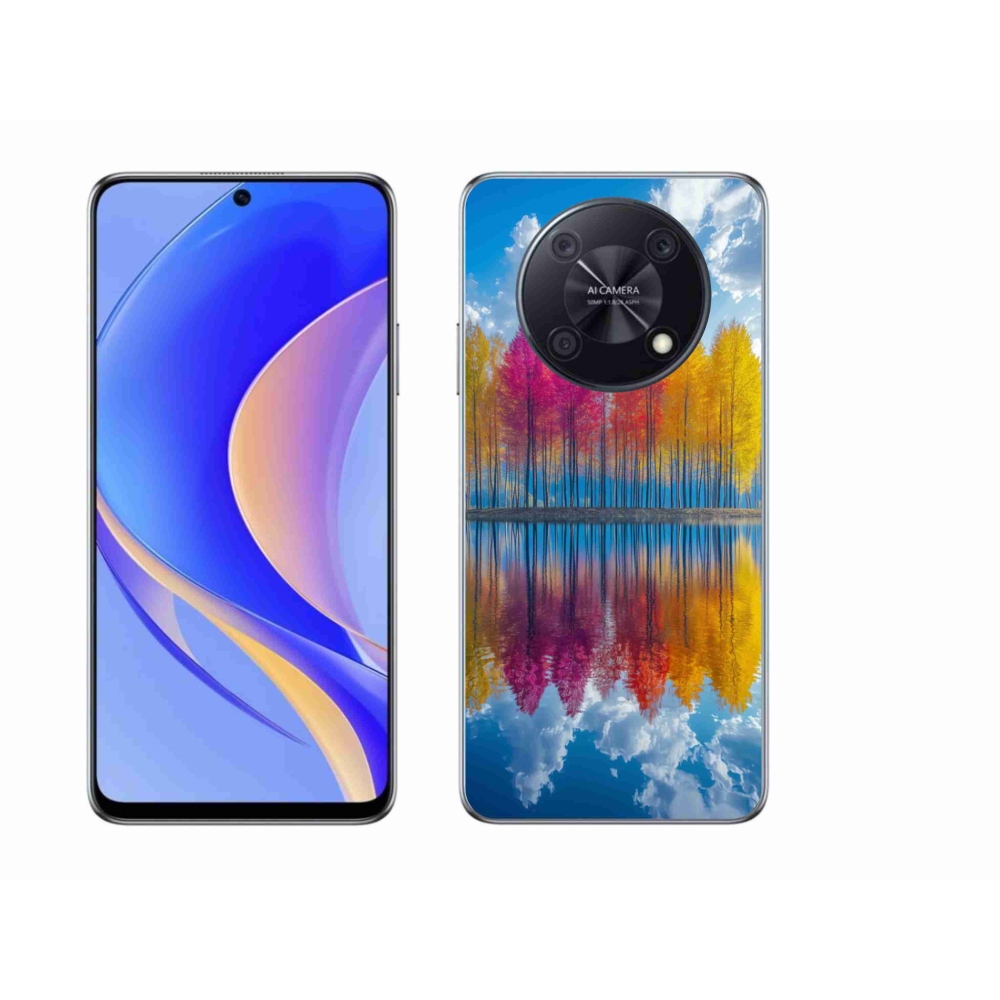 Gélový kryt mmCase na Huawei Nova Y90 - farebné stromy