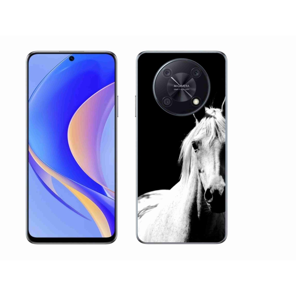 Gélový kryt mmCase na Huawei Nova Y90 - biely kôň 5