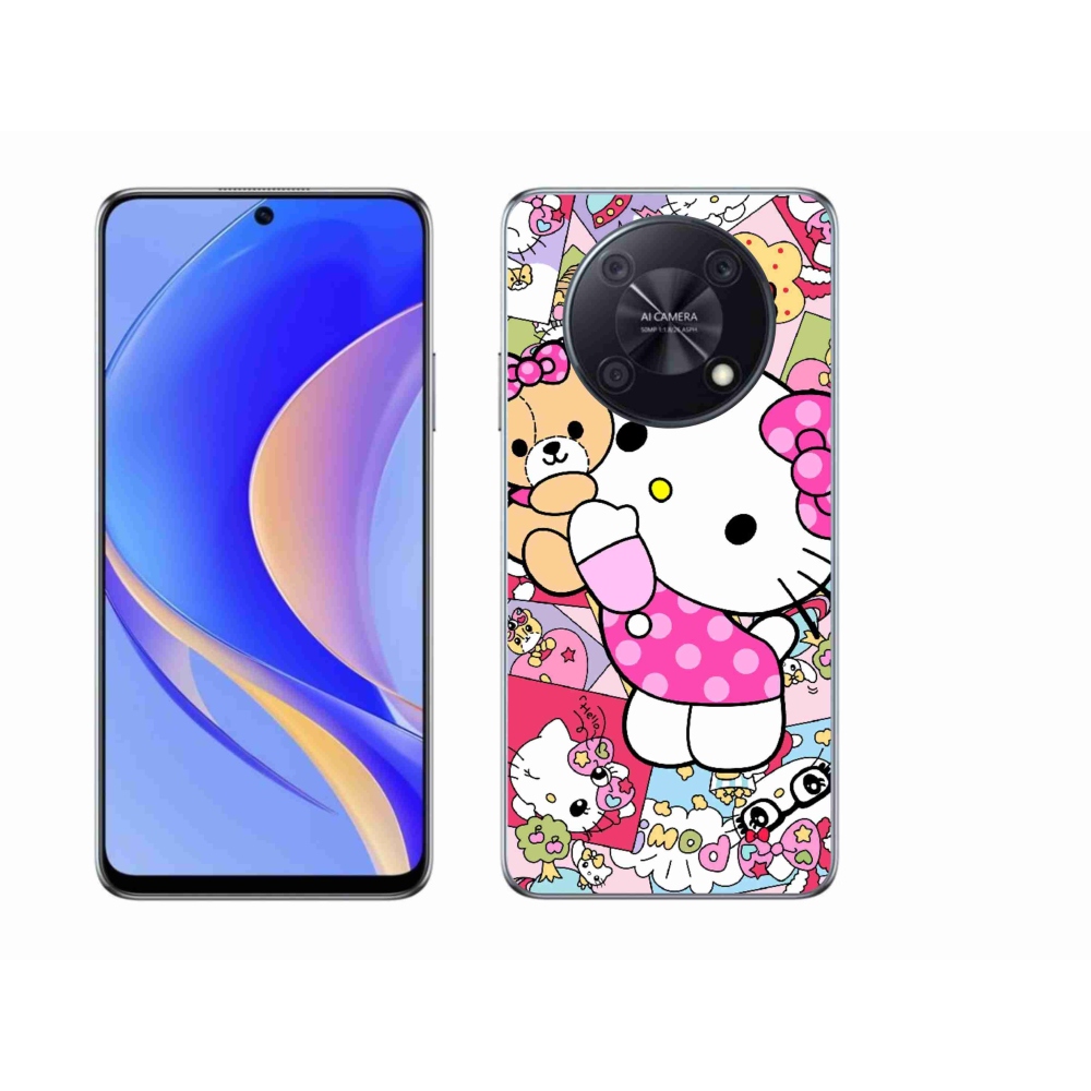Gélový kryt mmCase na Huawei Nova Y90 - cute kitty