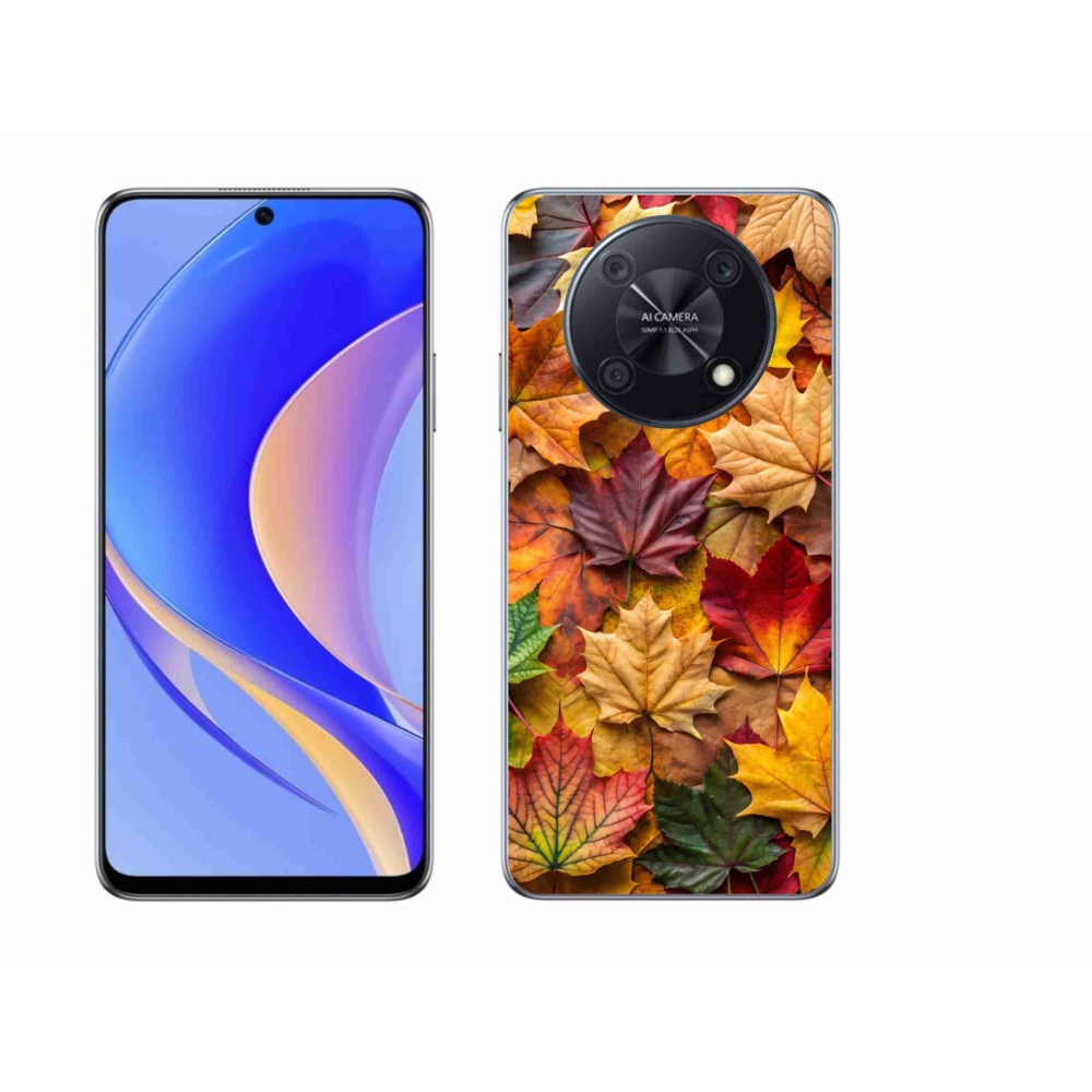 Gélový kryt mmCase na Huawei Nova Y90 - javorové listy 2