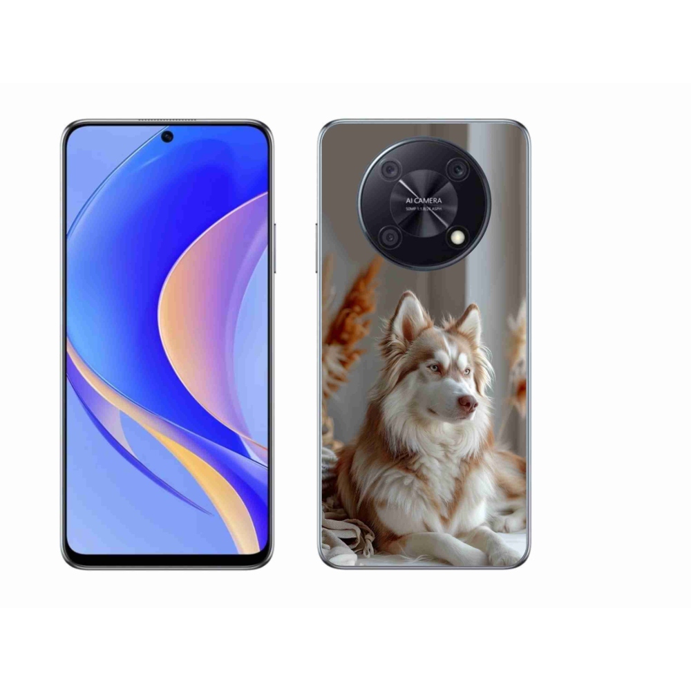 Gélový kryt mmCase na Huawei Nova Y90 - pokojný sibírsky husky