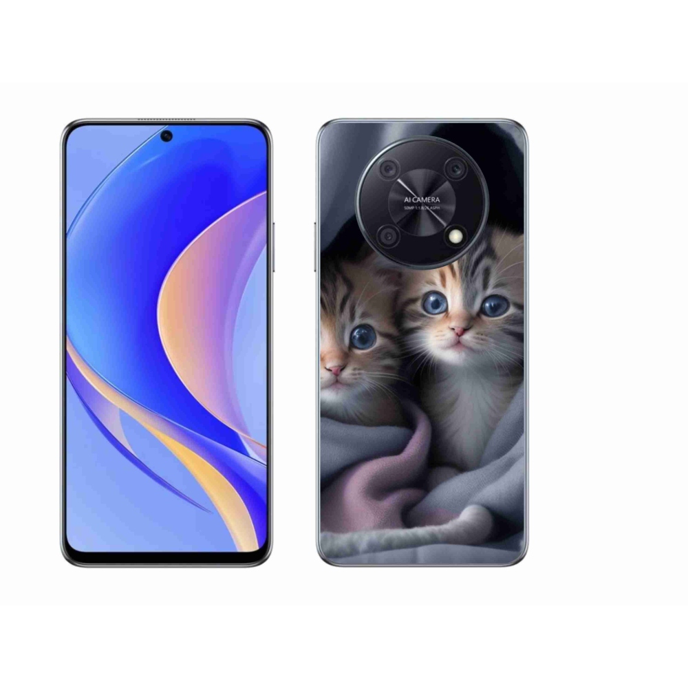 Gélový kryt mmCase na Huawei Nova Y90 - mačacie duo 2