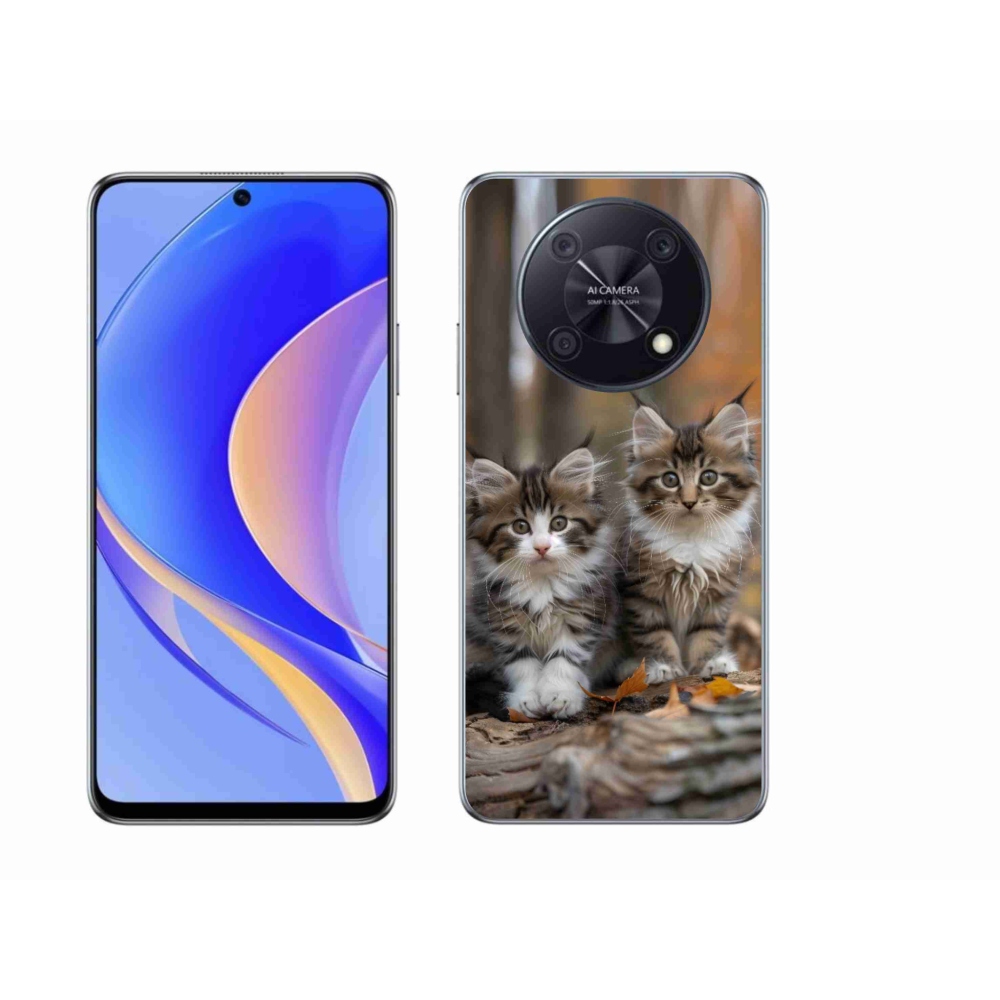 Gélový kryt mmCase na Huawei Nova Y90 - mačacie duo 3