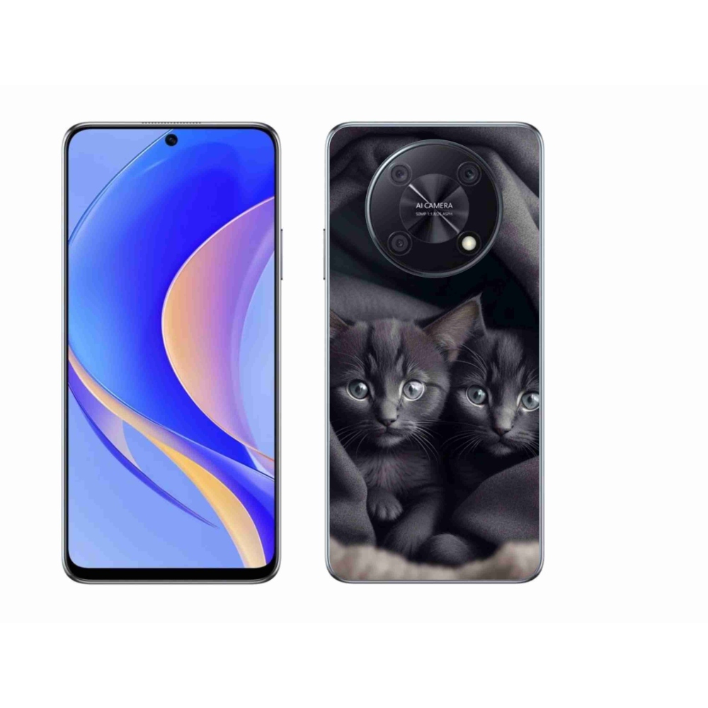 Gélový kryt mmCase na Huawei Nova Y90 - mačacie duo