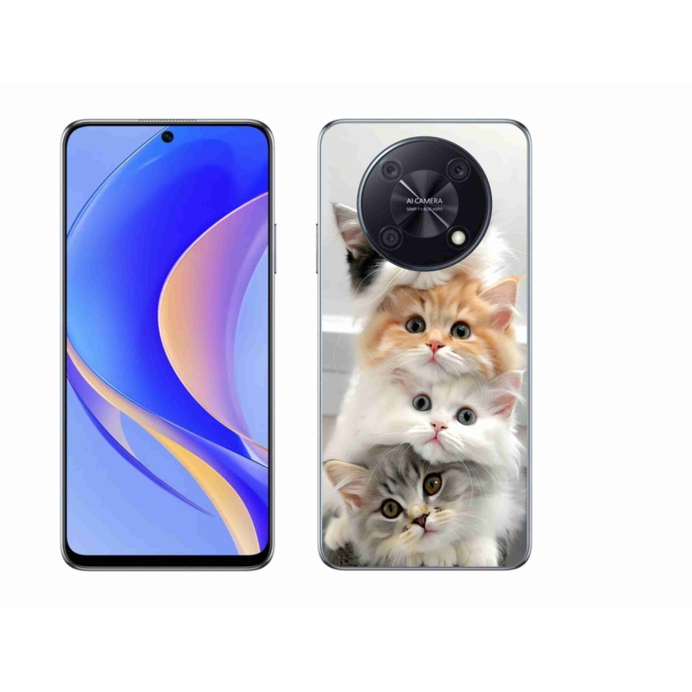 Gélový kryt mmCase na Huawei Nova Y90 - mačacia partia