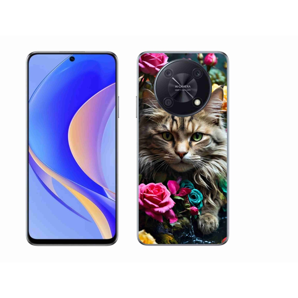 Gélový kryt mmCase na Huawei Nova Y90 - mačacie pohľad 2