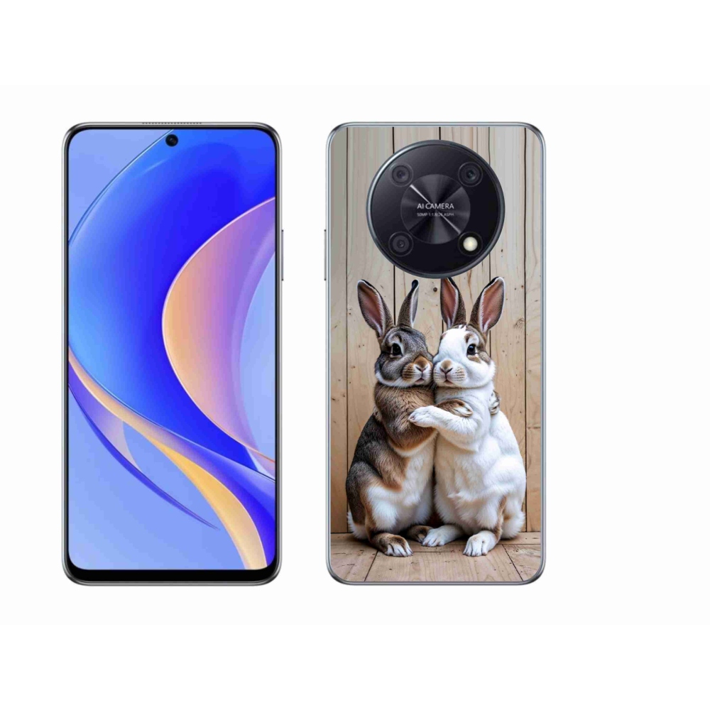 Gélový kryt mmCase na Huawei Nova Y90 - králičie pár