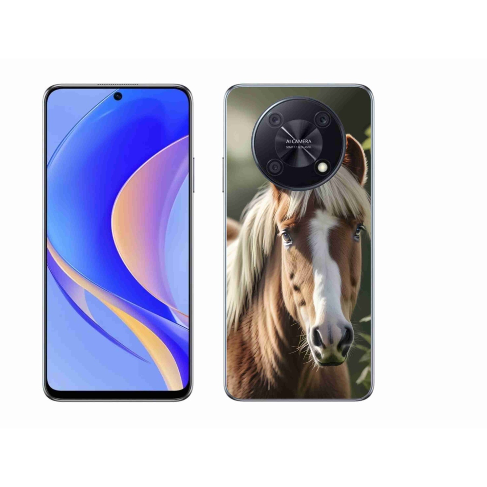 Gélový kryt mmCase na Huawei Nova Y90 - kôň so svetlou hrivou
