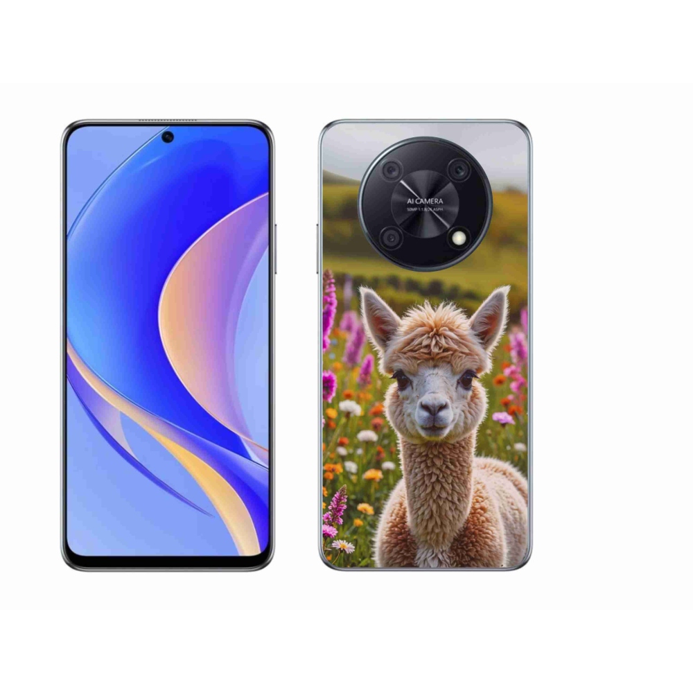 Gélový kryt mmCase na Huawei Nova Y90 - lama na lúke