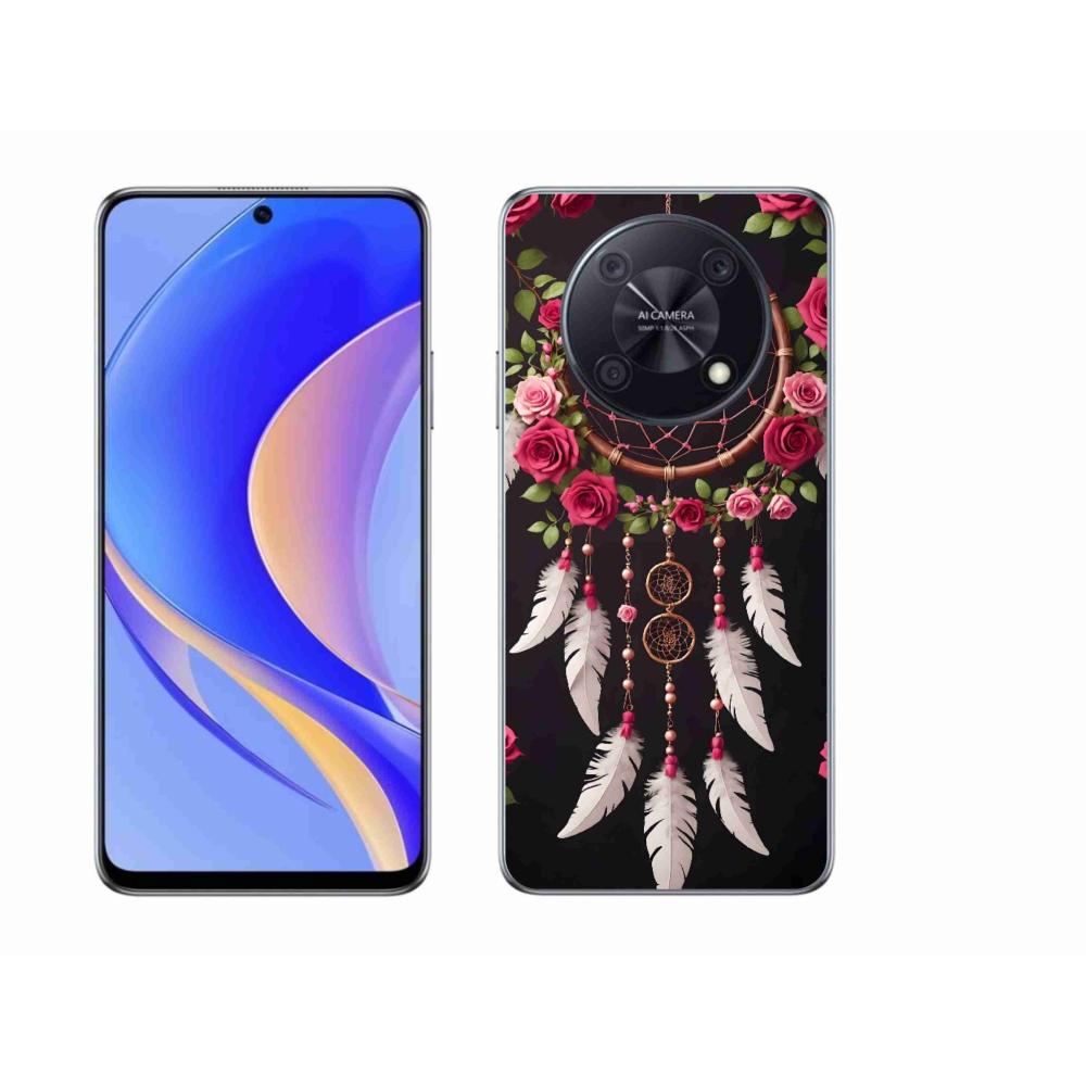 Gélový kryt mmCase na Huawei Nova Y90 - lapač snov s ružami