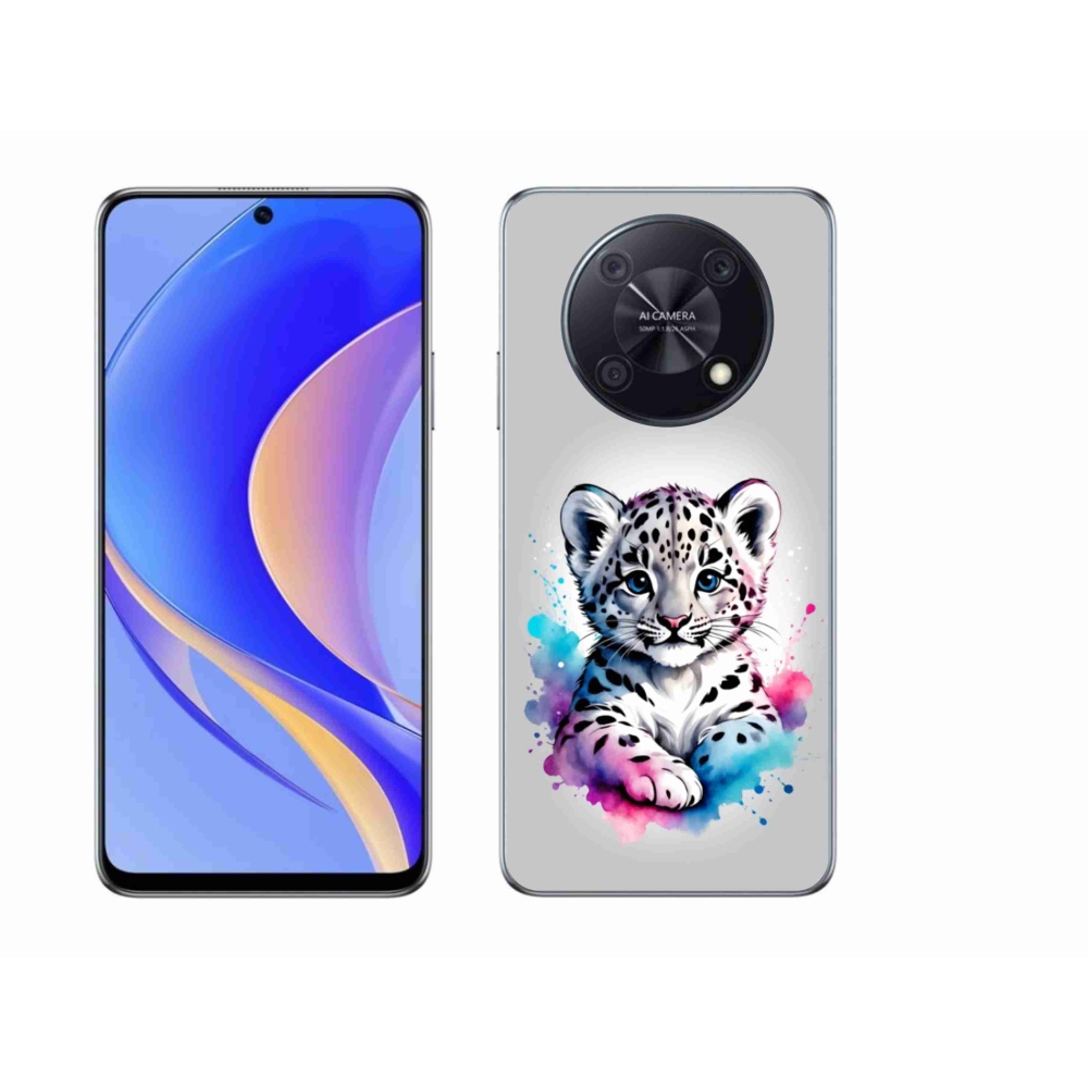 Gélový kryt mmCase na Huawei Nova Y90 - leopardej mláďa