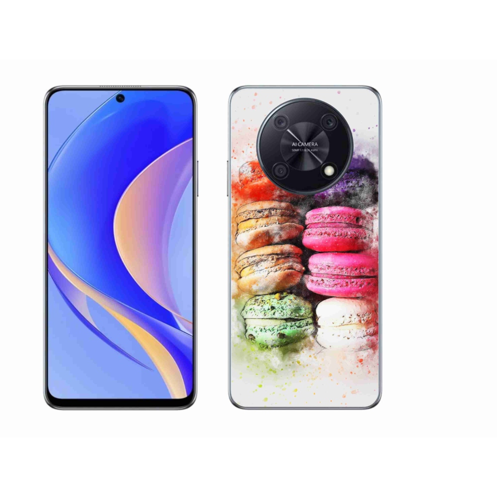Gélový kryt mmCase na Huawei Nova Y90 - makrónky