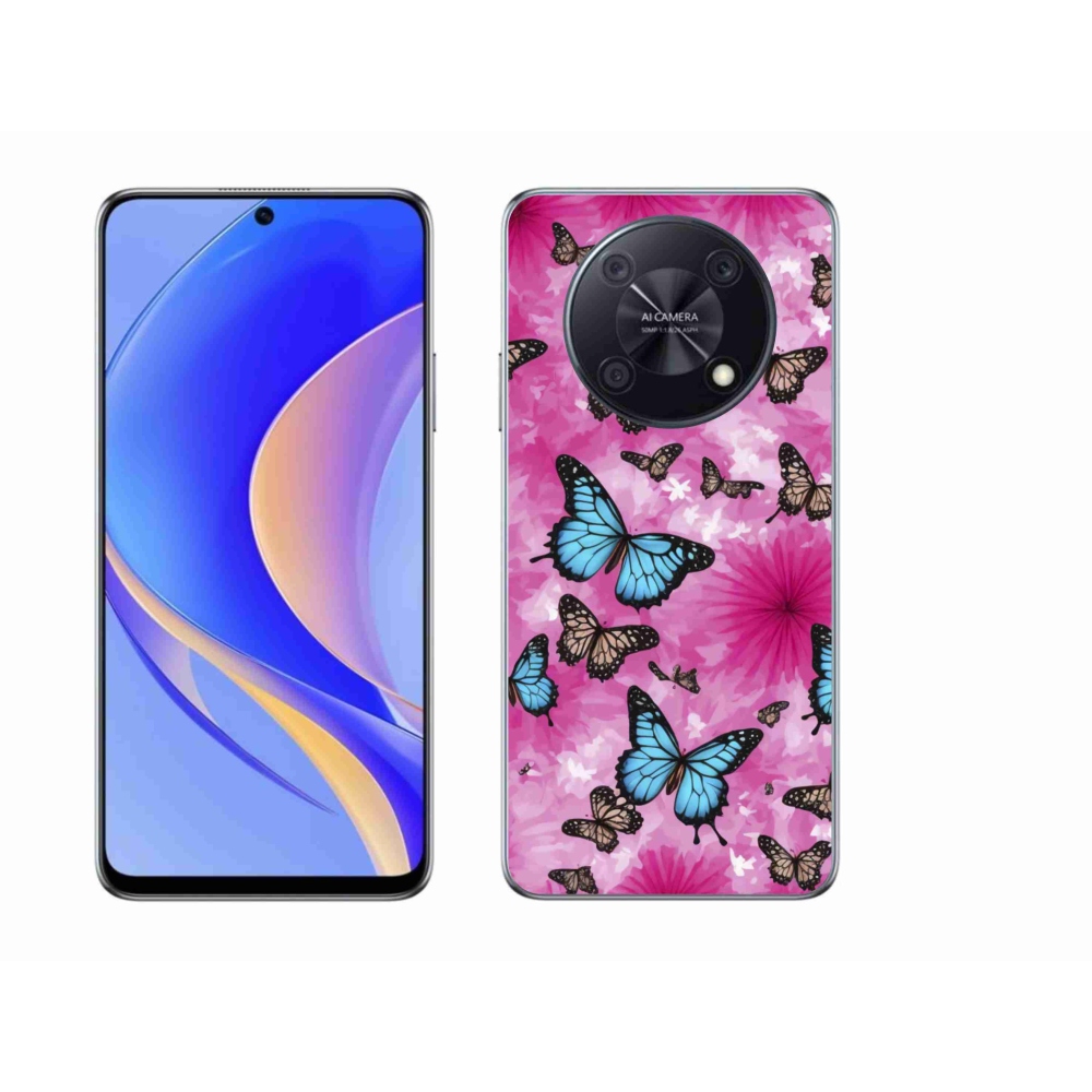 Gélový kryt mmCase na Huawei Nova Y90 - motýlia záhrada