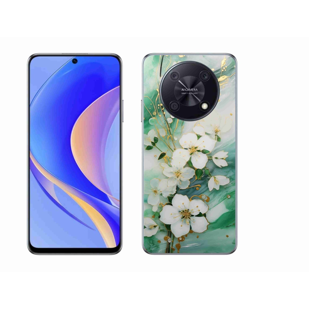 Gélový kryt mmCase na Huawei Nova Y90 - nežné kvety