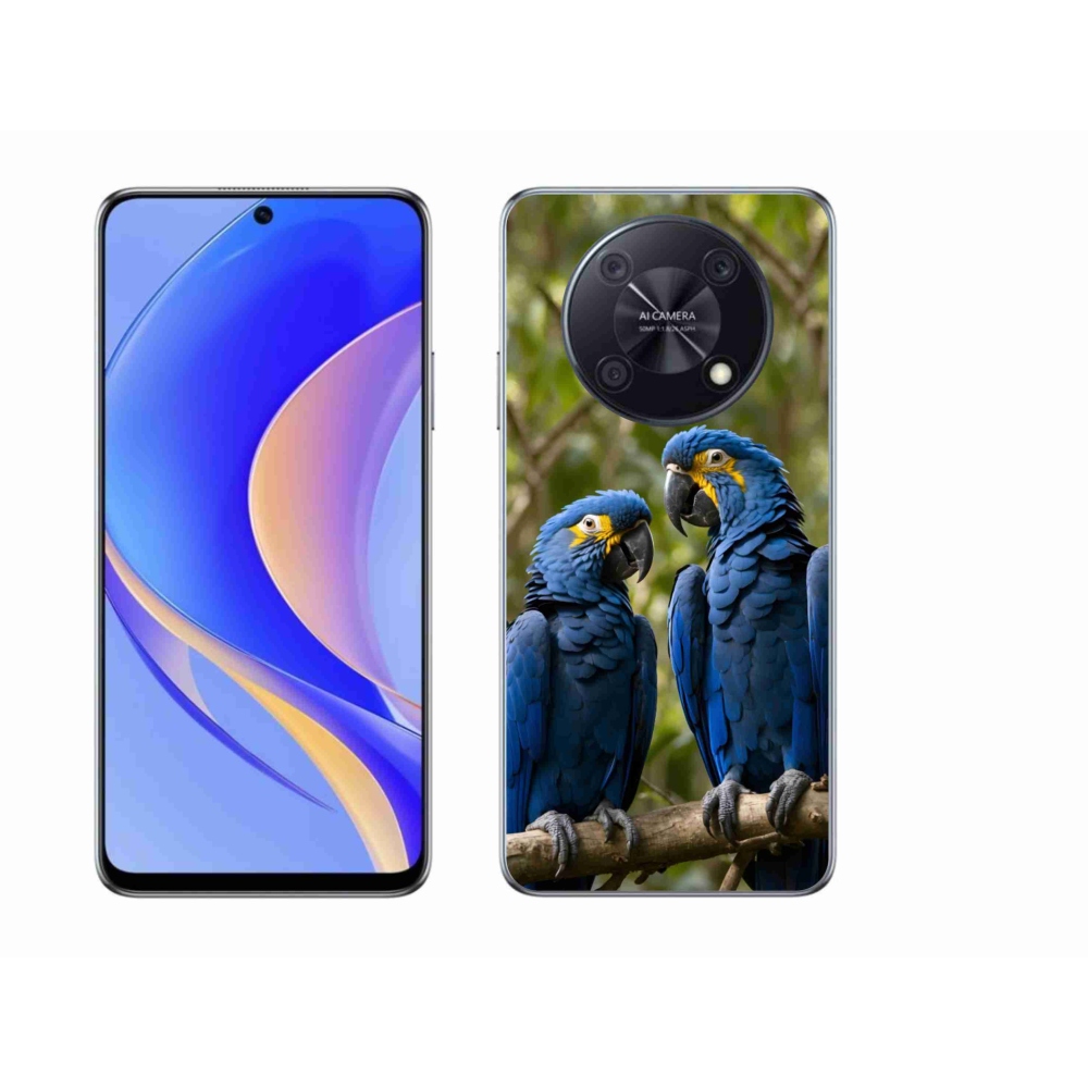 Gélový kryt mmCase na Huawei Nova Y90 - papagájové duo