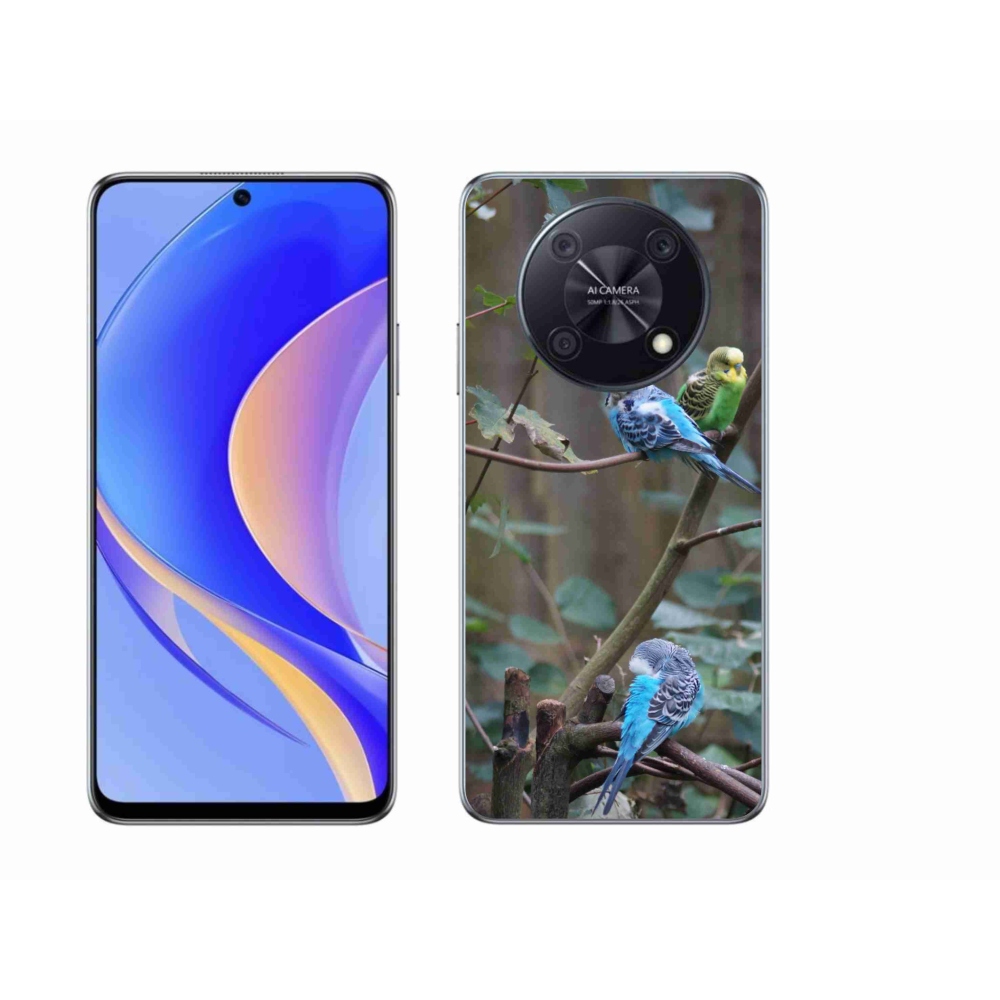 Gélový kryt mmCase na Huawei Nova Y90 - papagáje na vetve