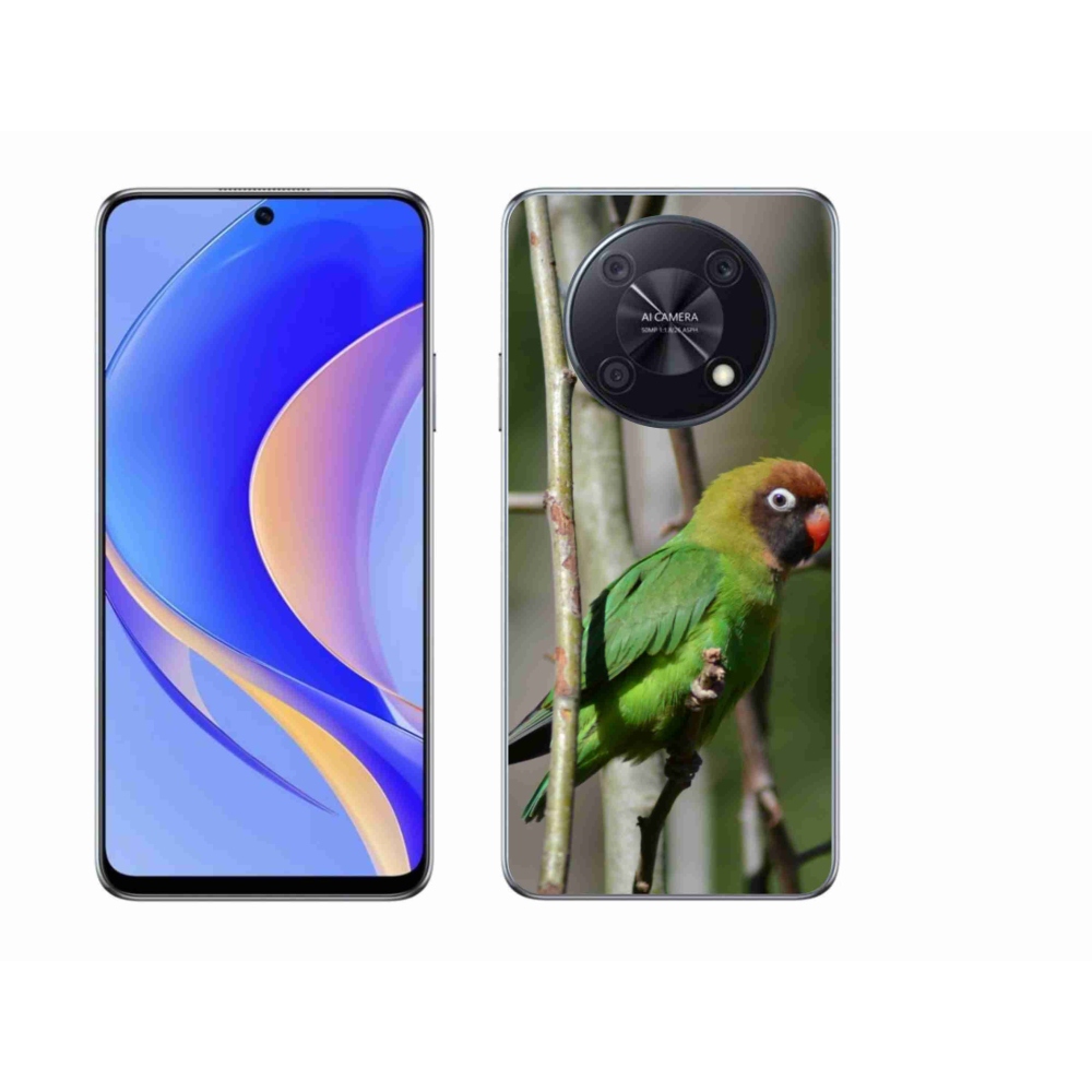 Gélový kryt mmCase na Huawei Nova Y90 - papagáj agapornis