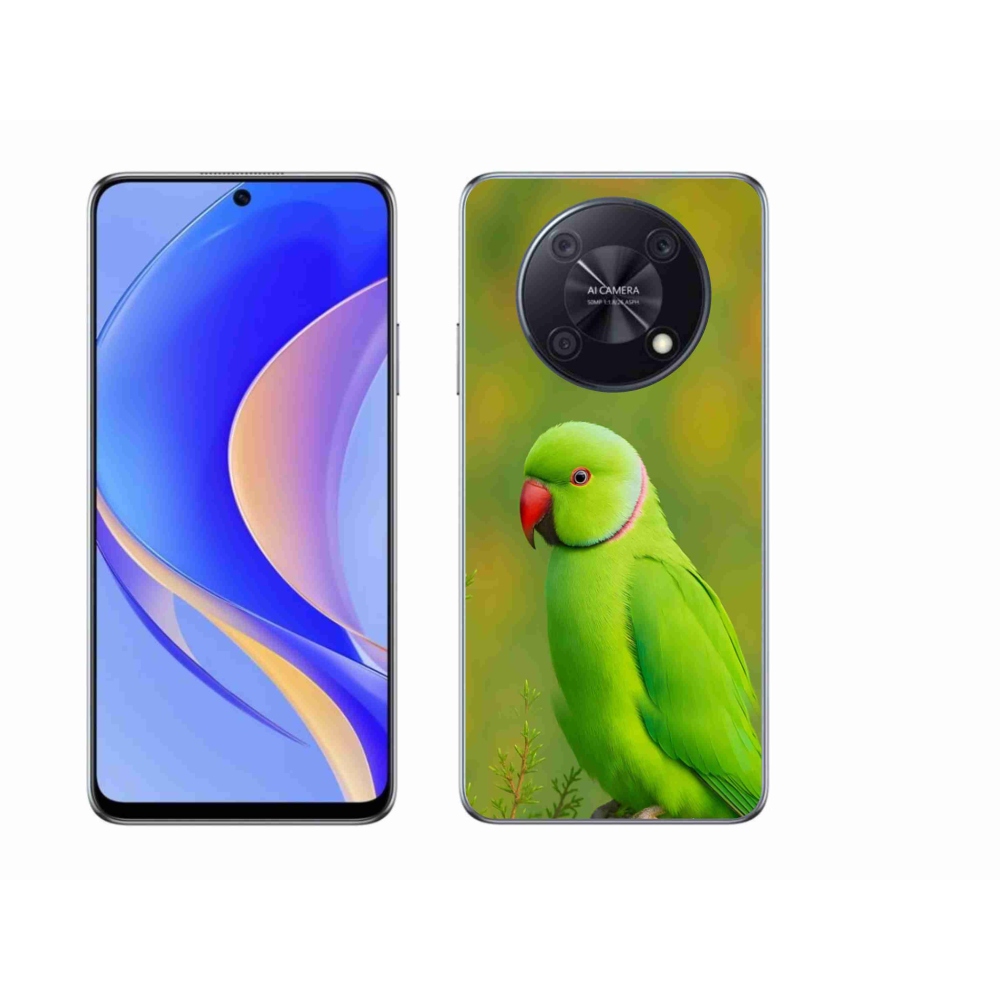 Gélový kryt mmCase na Huawei Nova Y90 - papagáj Alexandr 2