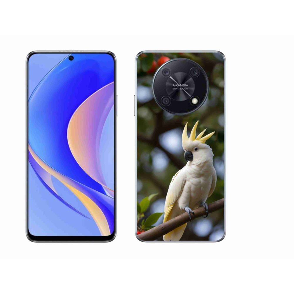 Gélový kryt mmCase na Huawei Nova Y90 - papagáj kakadu 3