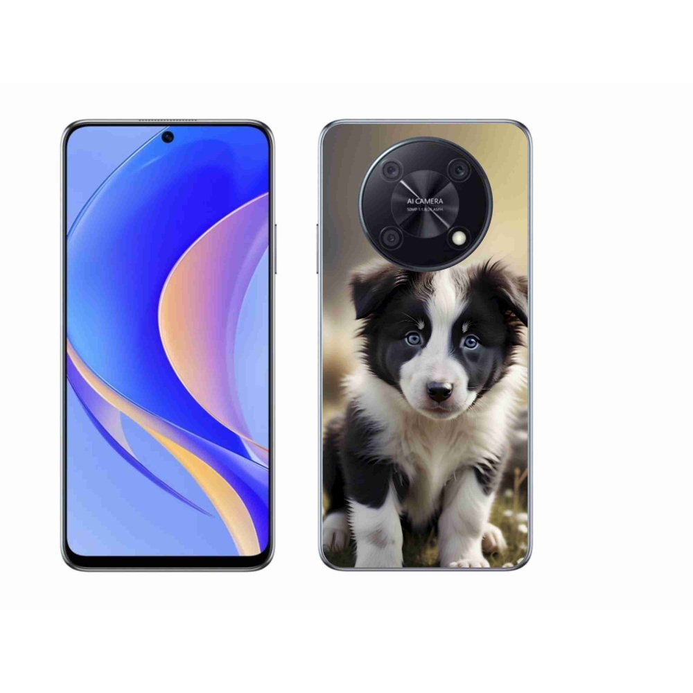 Gélový kryt mmCase na Huawei Nova Y90 - roztomilá border kólia