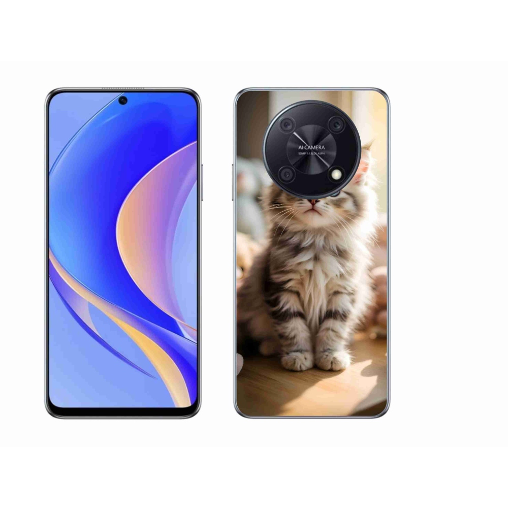 Gélový kryt mmCase na Huawei Nova Y90 - roztomilé mačiatko 10