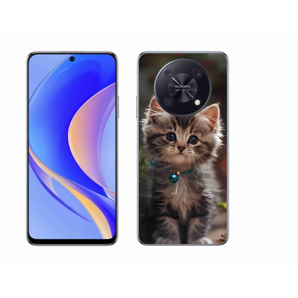 Gélový kryt mmCase na Huawei Nova Y90 - roztomilé mačiatko 11