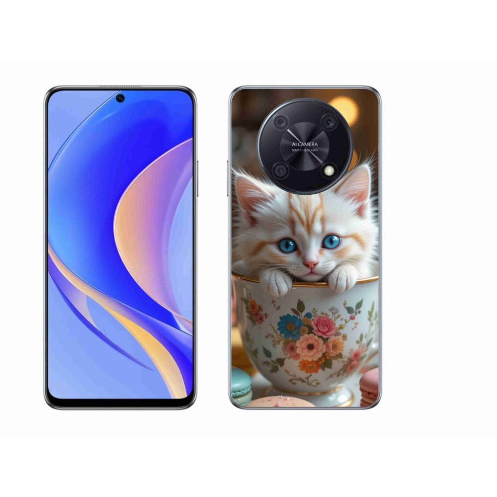 Gélový kryt mmCase na Huawei Nova Y90 - roztomilé mačiatko 6