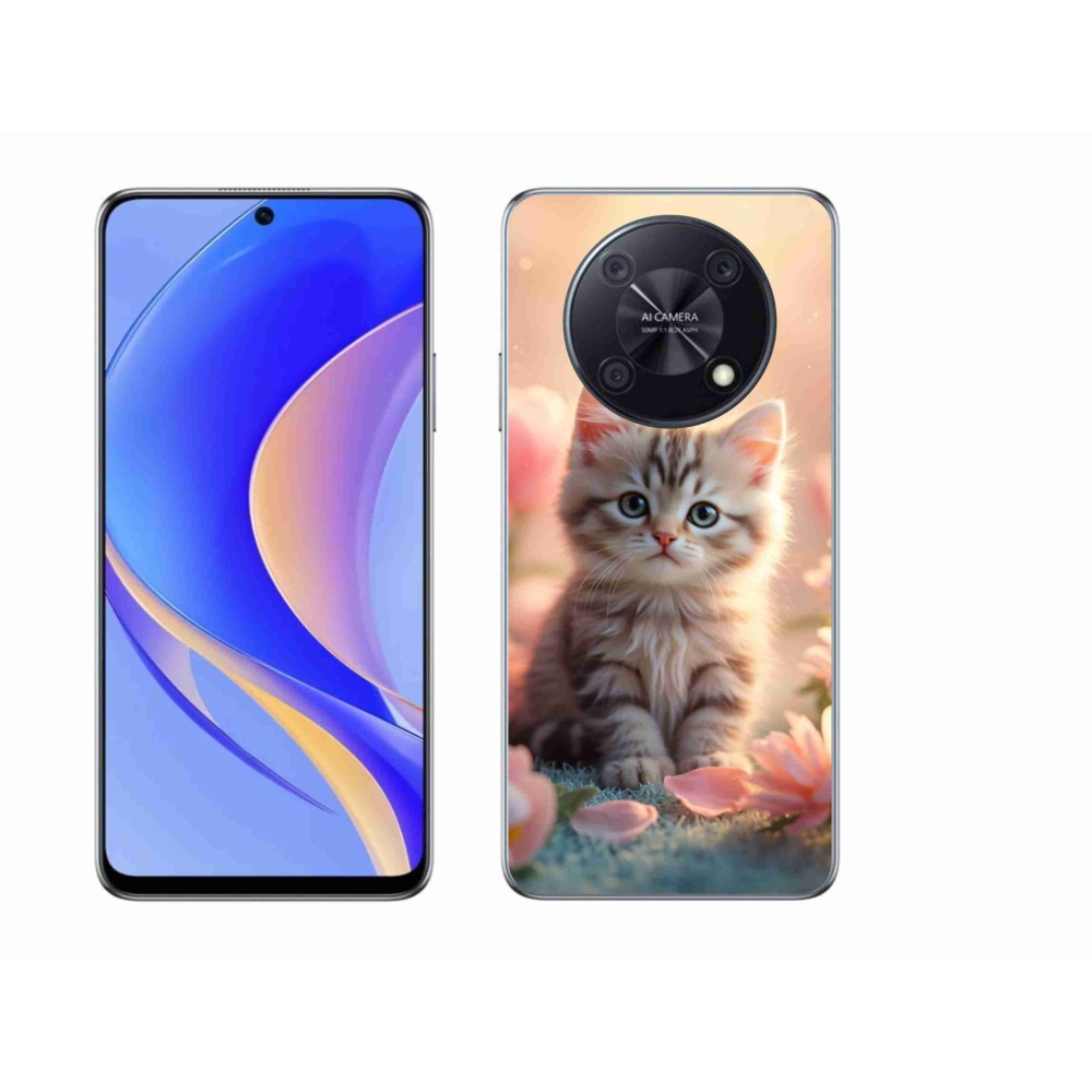 Gélový kryt mmCase na Huawei Nova Y90 - roztomilé mačiatko 8
