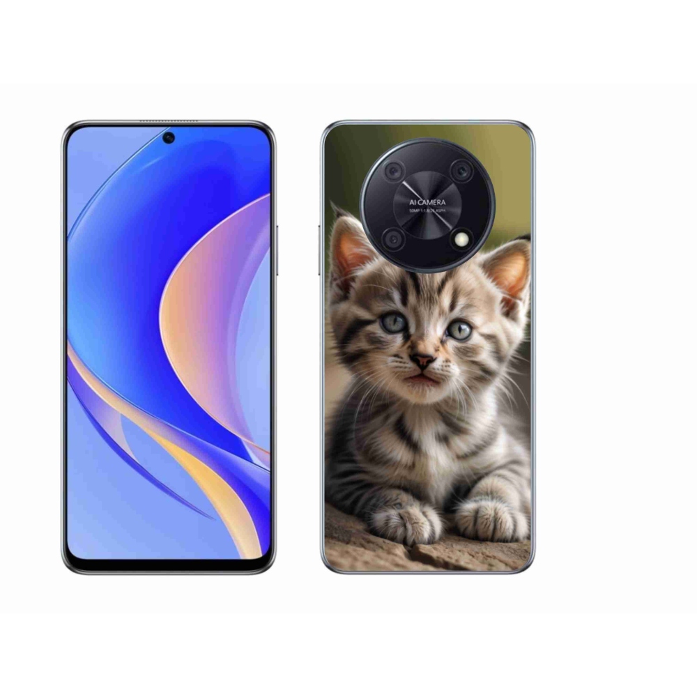 Gélový kryt mmCase na Huawei Nova Y90 - roztomilé mačiatko 9