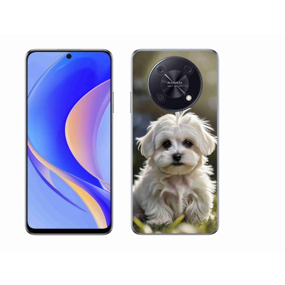 Gélový kryt mmCase na Huawei Nova Y90 - roztomilý maltézsky psík