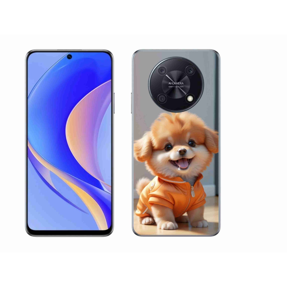 Gélový kryt mmCase na Huawei Nova Y90 - roztomilý pomeranian v mikine