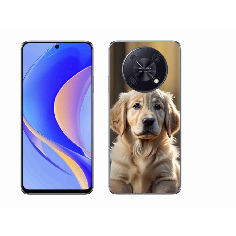 Gélový kryt mmCase na Huawei Nova Y90 - roztomilý zlatý retriever