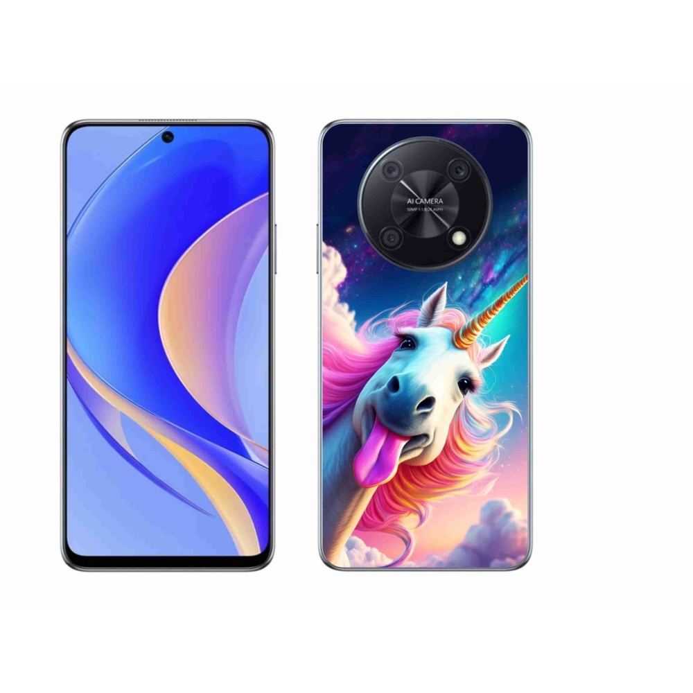Gélový kryt mmCase na Huawei Nova Y90 - šialený jednorožec
