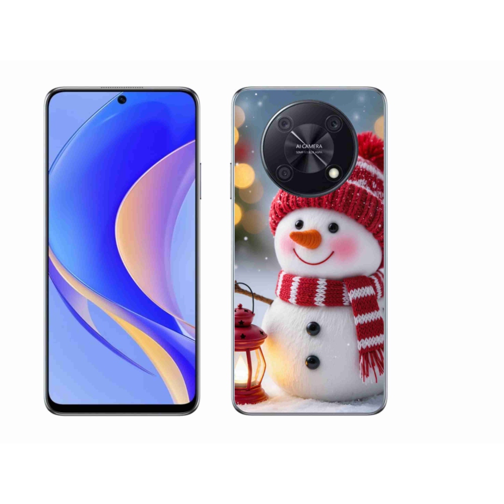 Gélový kryt mmCase na Huawei Nova Y90 - snehuliak 2