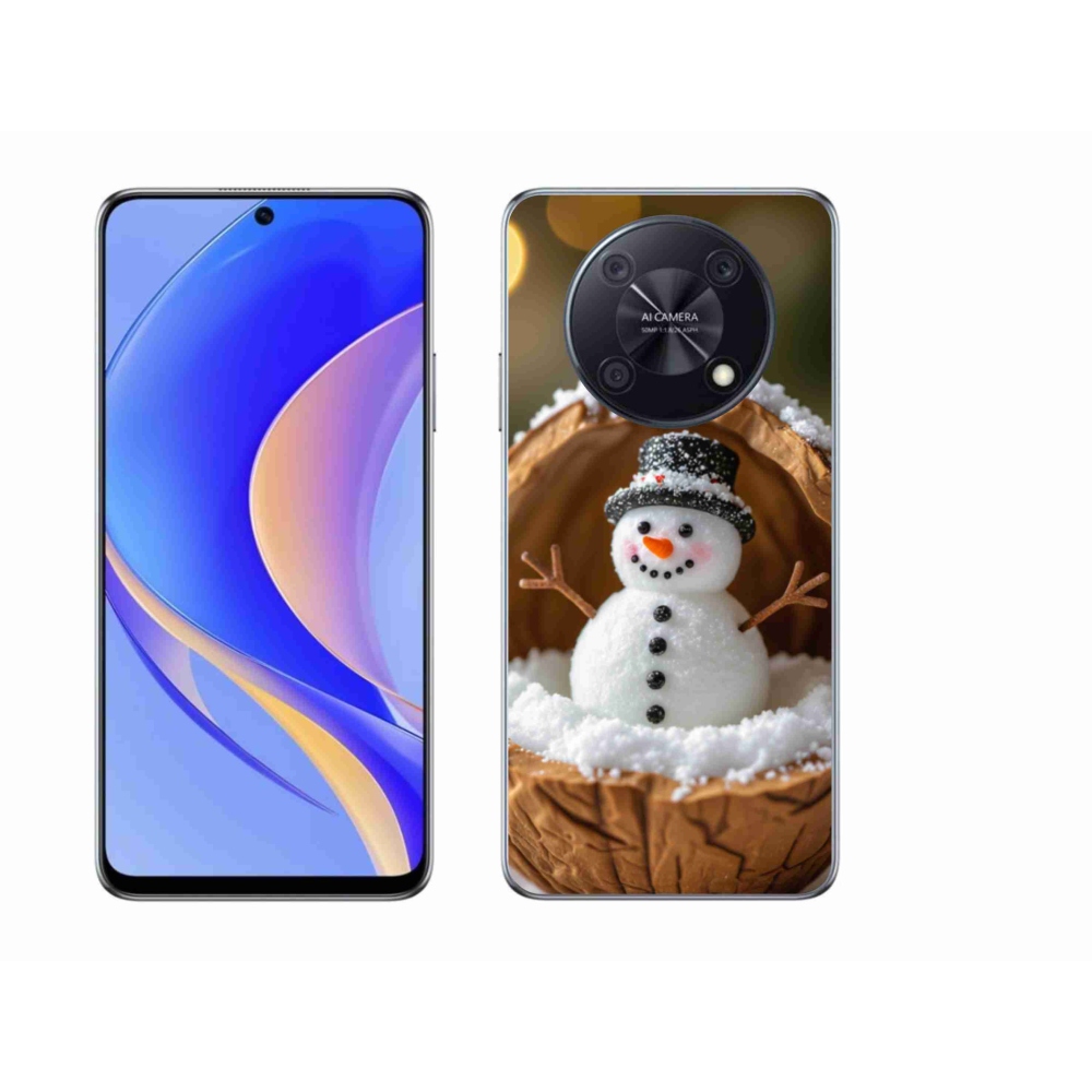 Gélový kryt mmCase na Huawei Nova Y90 - snehuliak 4