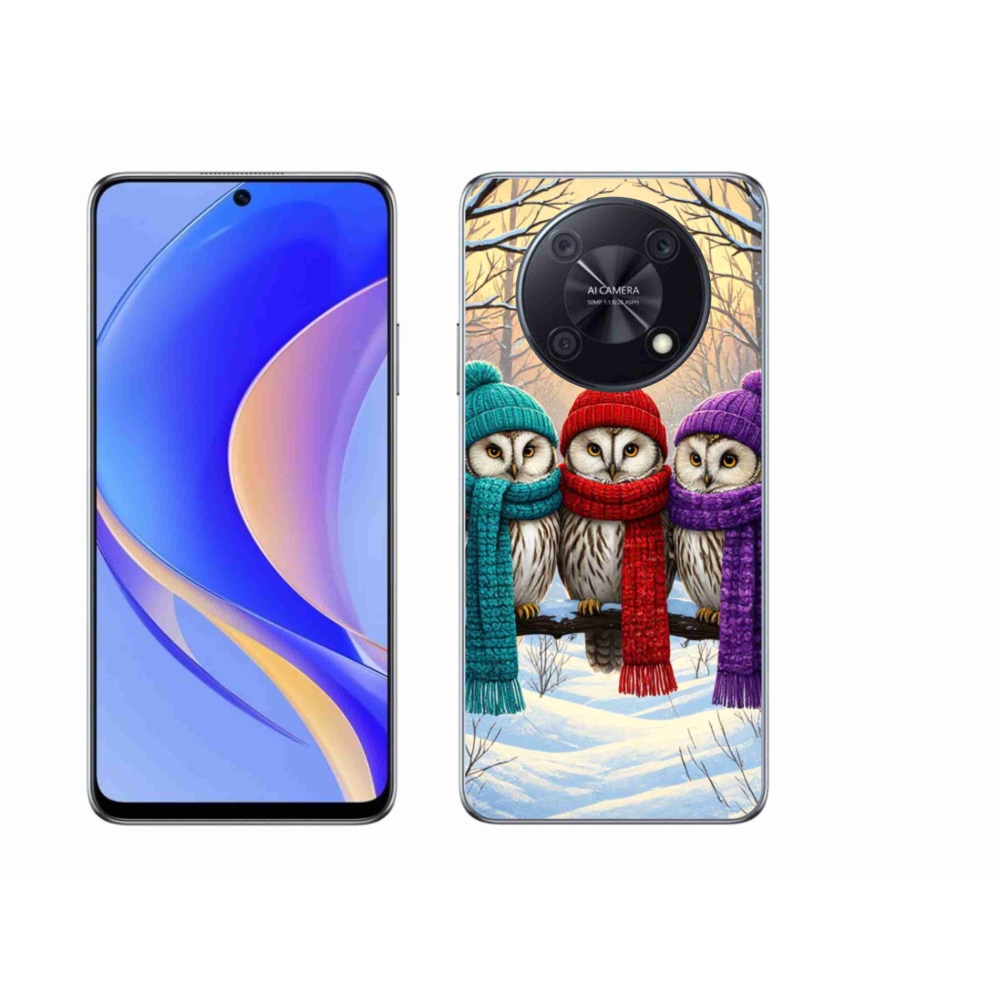 Gélový kryt mmCase na Huawei Nova Y90 - soví priatelia