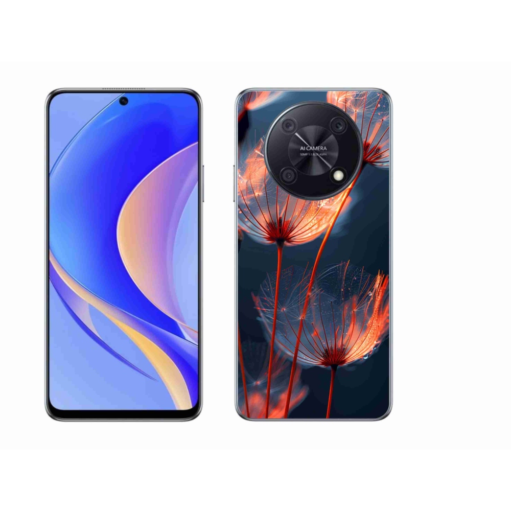 Gélový kryt mmCase na Huawei Nova Y90 - svetielkujúca páperie