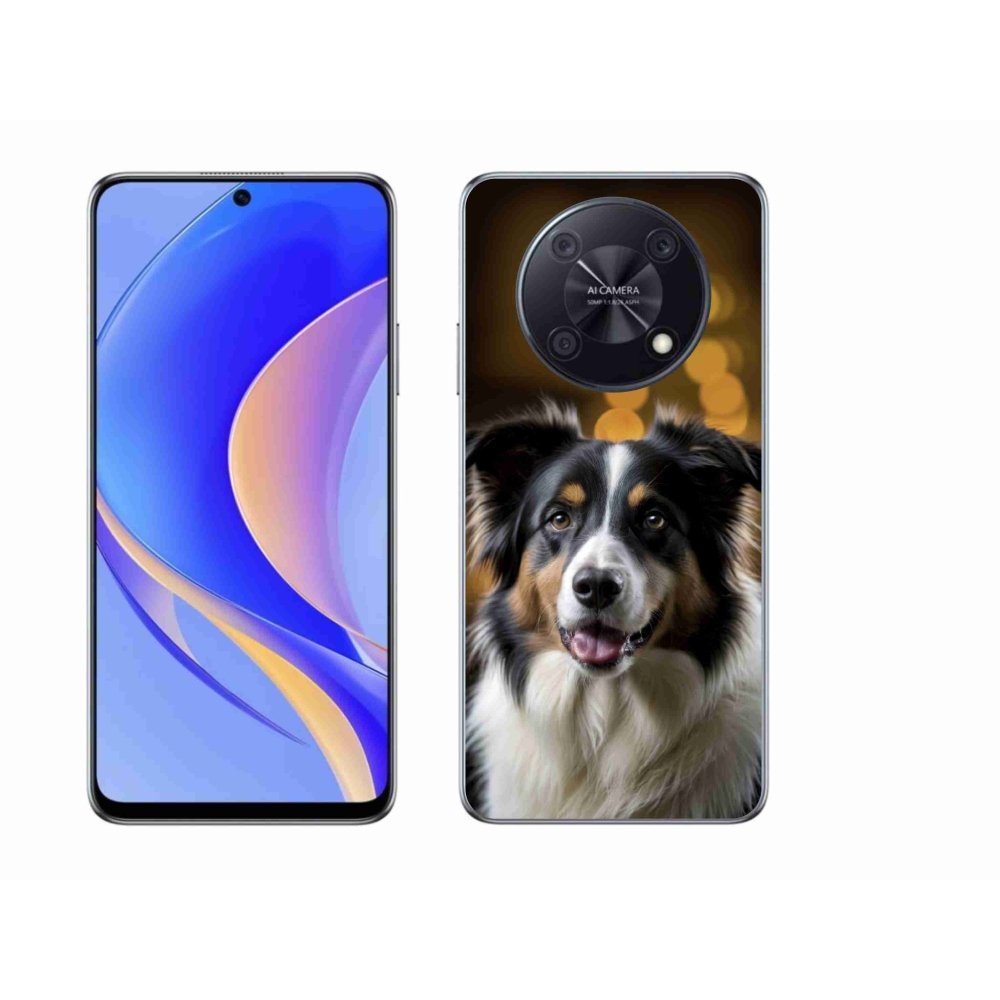 Gélový kryt mmCase na Huawei Nova Y90 - usmievavý austrálsky ovčiak