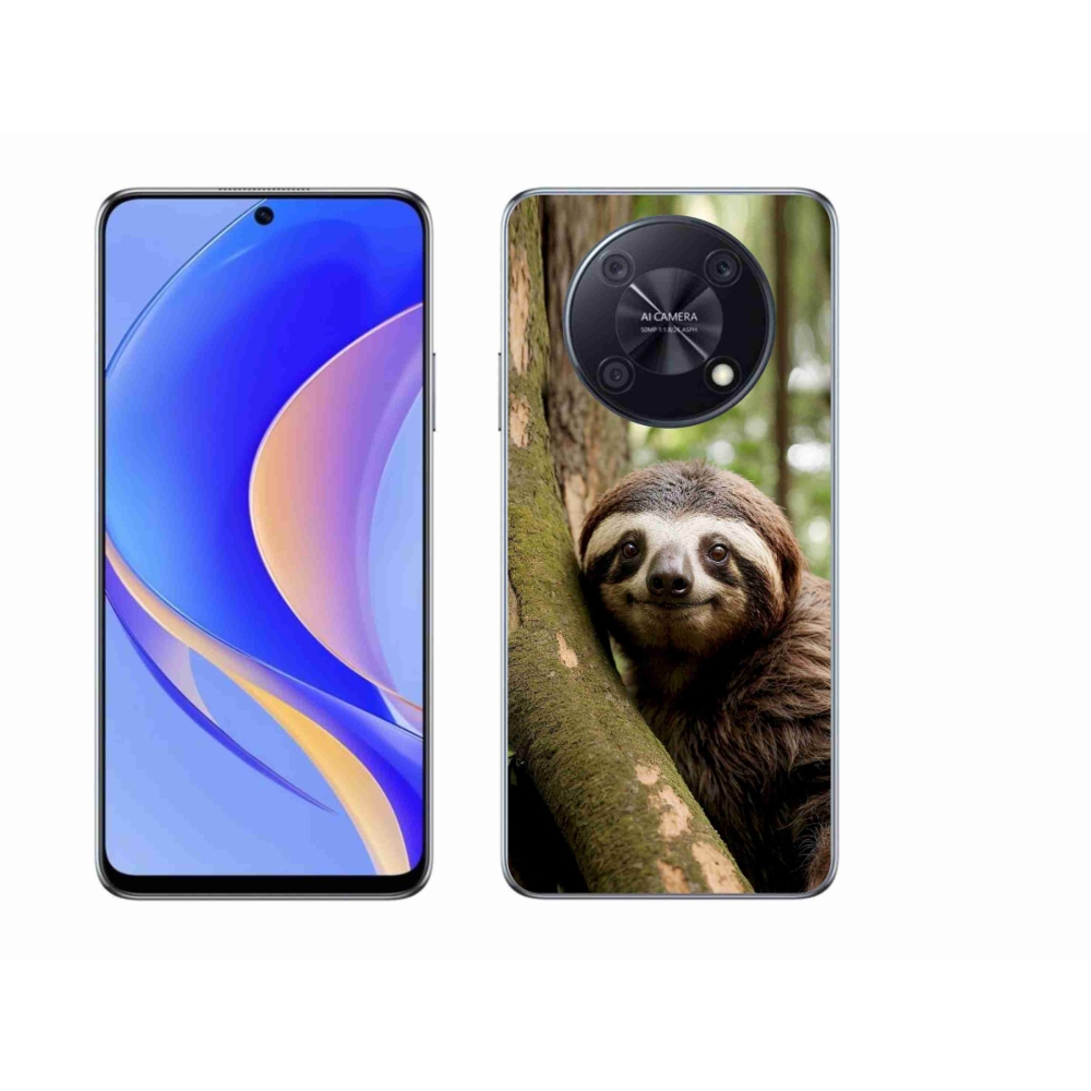 Gélový kryt mmCase na Huawei Nova Y90 - usmievavý leňochod