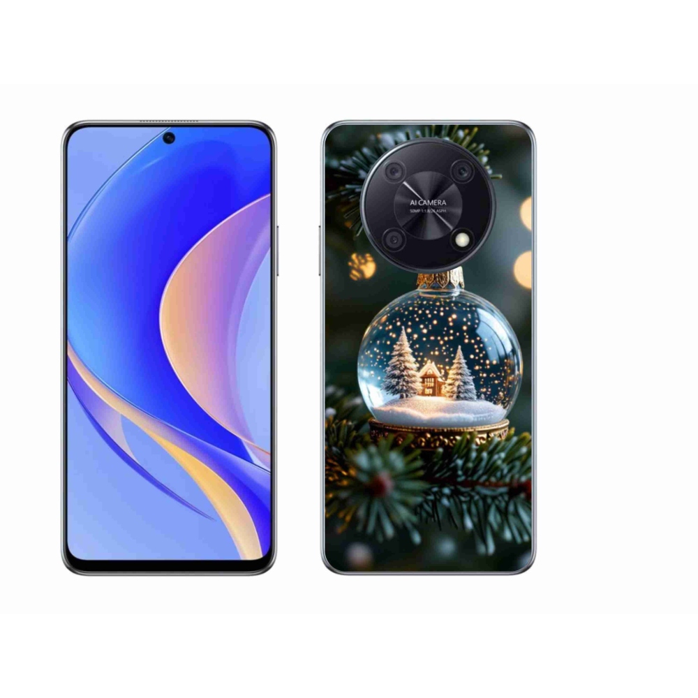 Gélový kryt mmCase na Huawei Nova Y90 - vianočné gule 2