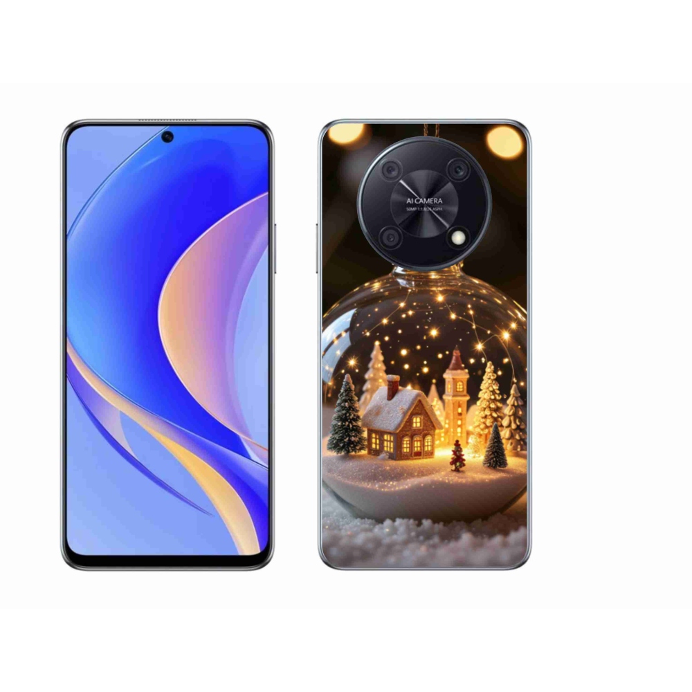 Gélový kryt mmCase na Huawei Nova Y90 - vianočné gule 3