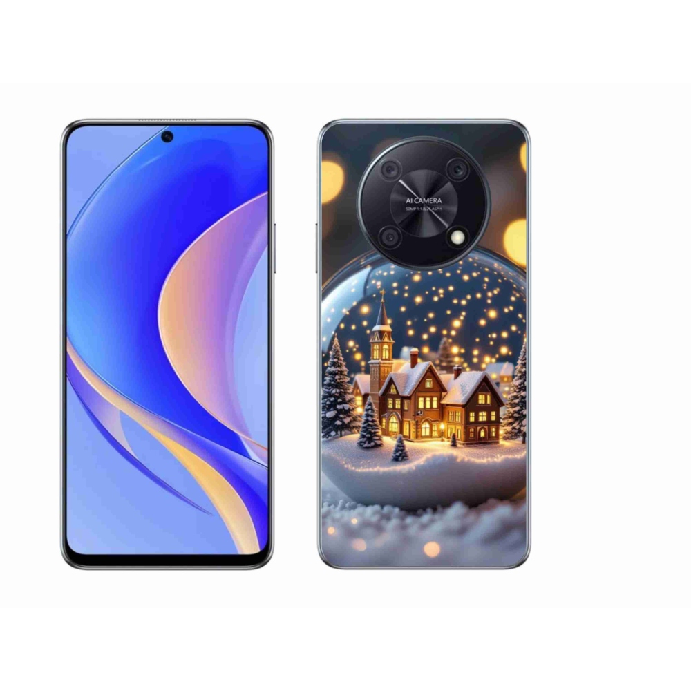 Gélový kryt mmCase na Huawei Nova Y90 - vianočné gule 4