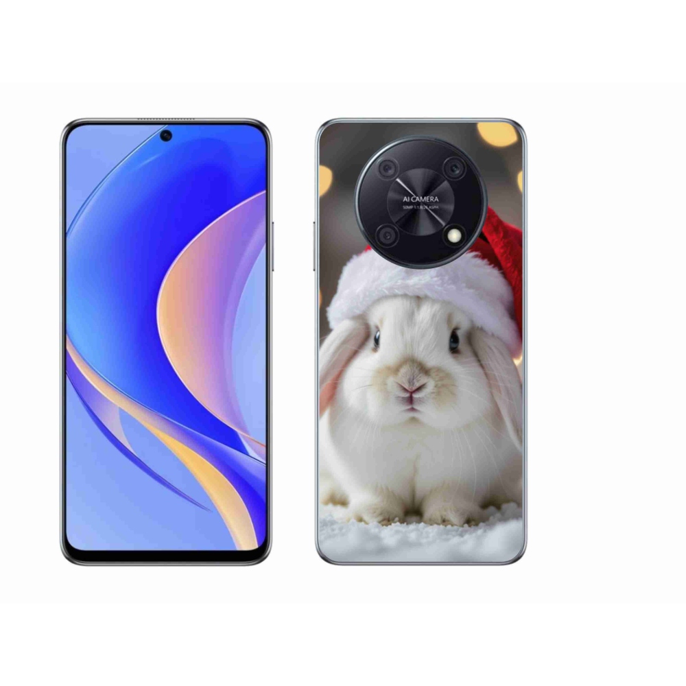 Gélový kryt mmCase na Huawei Nova Y90 - vianočný králik