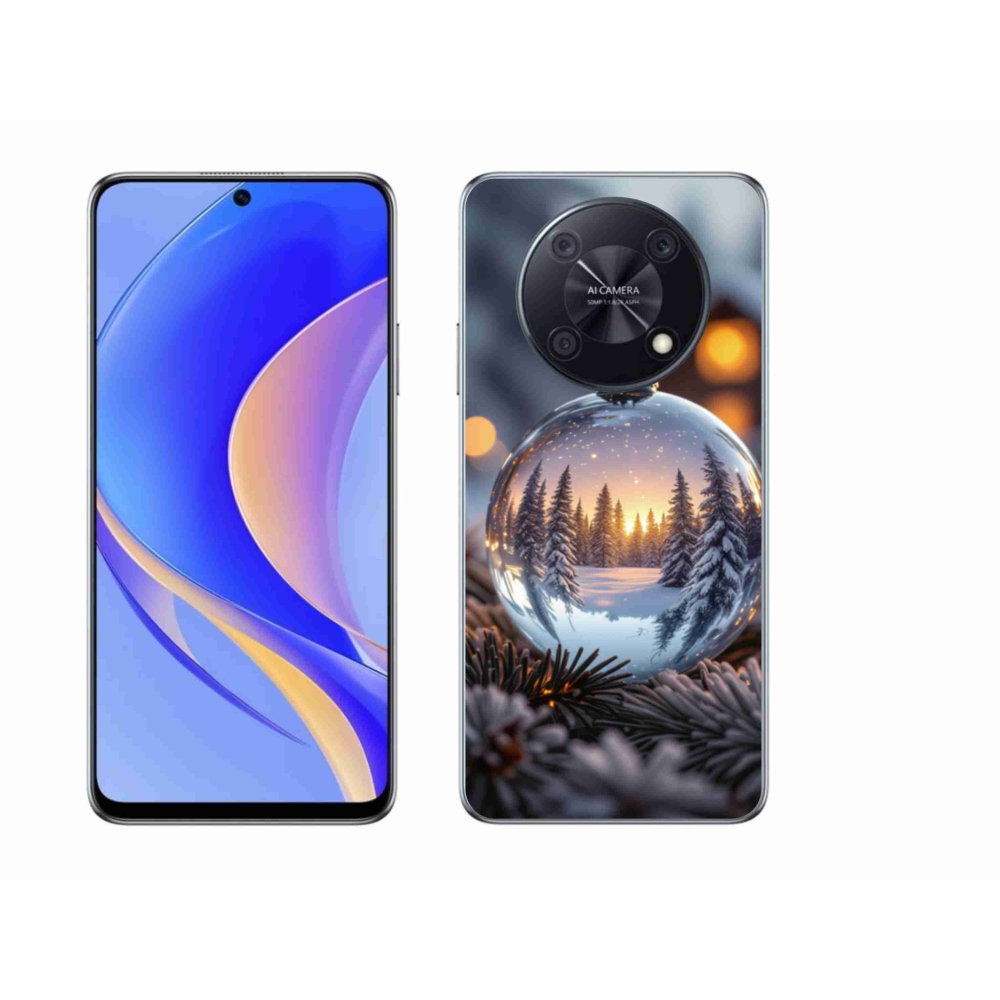 Gélový kryt mmCase na Huawei Nova Y90 - vianočná ozdoba