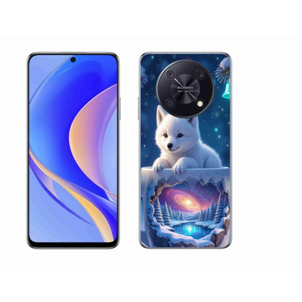 Gélový kryt mmCase na Huawei Nova Y90 - vianočné šteňa