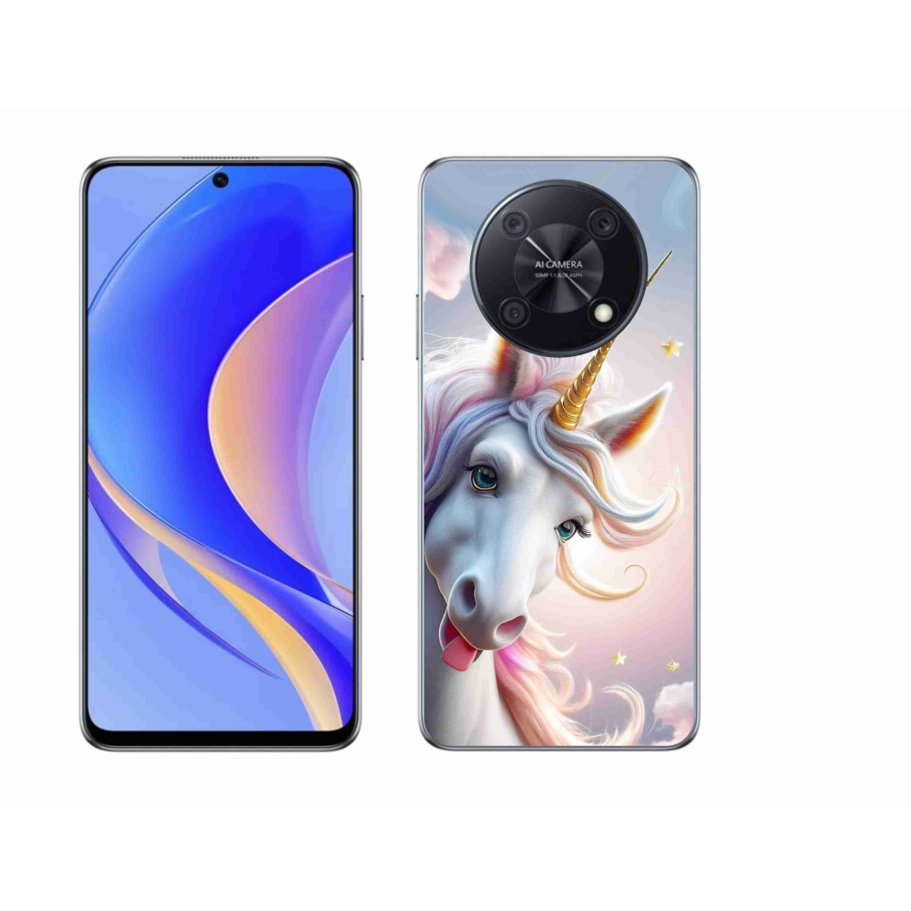 Gélový kryt mmCase na Huawei Nova Y90 - veselý jednorožec