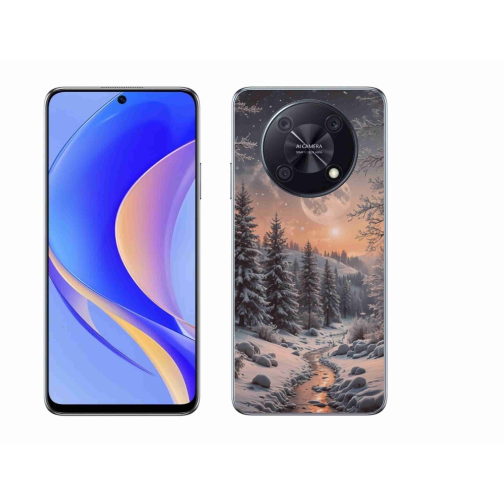 Gélový kryt mmCase na Huawei Nova Y90 - zimná krajina 2